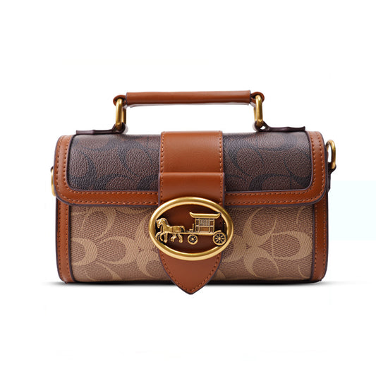 Women's Simple Fashion Contrast Color Chain Premium Crossbody Bags
