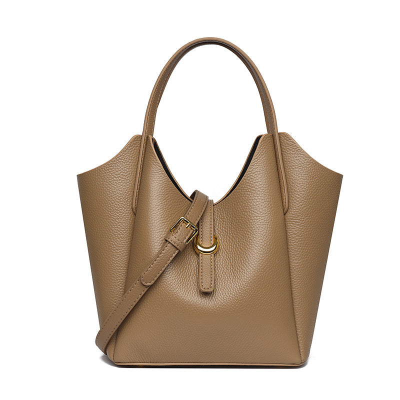 Women's Leather Soft Textured Large Capacity Hand Crossbody Bags