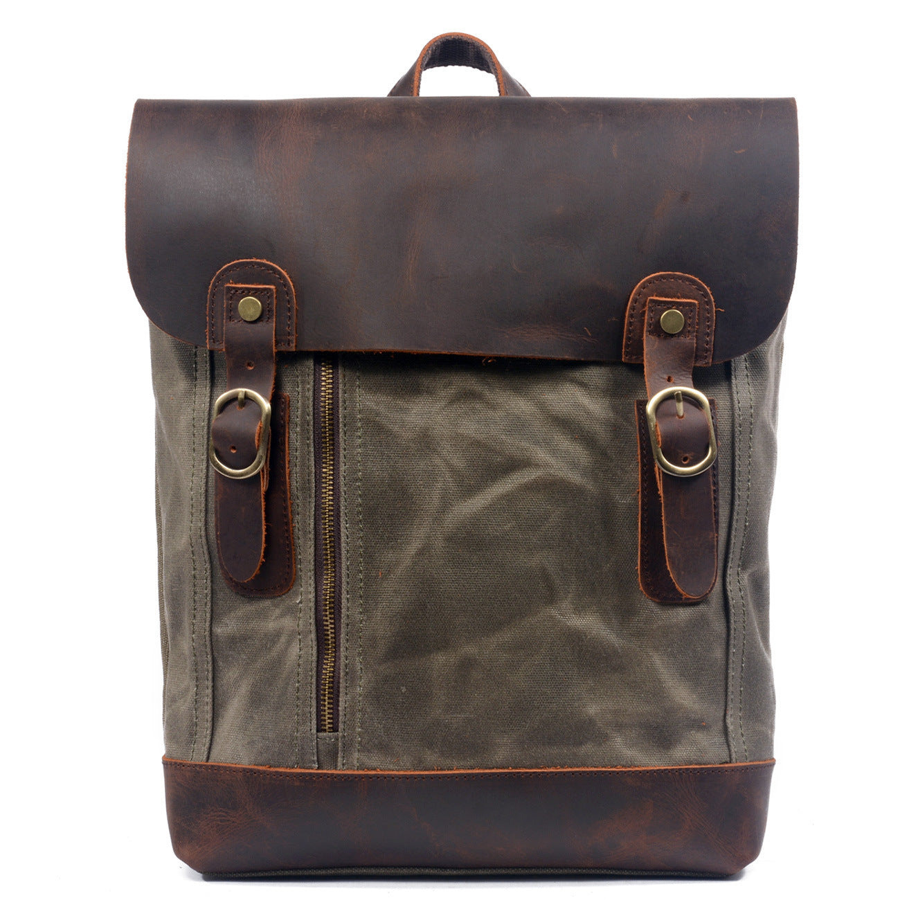 Hard Wax Canvas Waterproof For Boys Backpacks