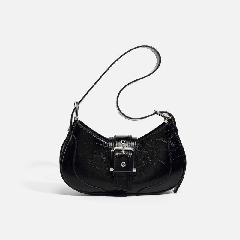Women's Summer Design Texture Baguette Retro Underarm Crossbody Bags