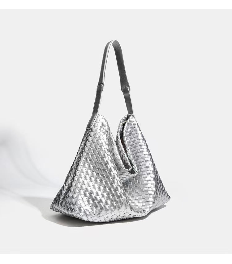 Classic Pretty Women's Woven Big Fashion Shoulder Bags