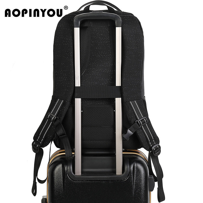 Men's Large Capacity Three-dimensional Hard Shell Waterproof Backpacks