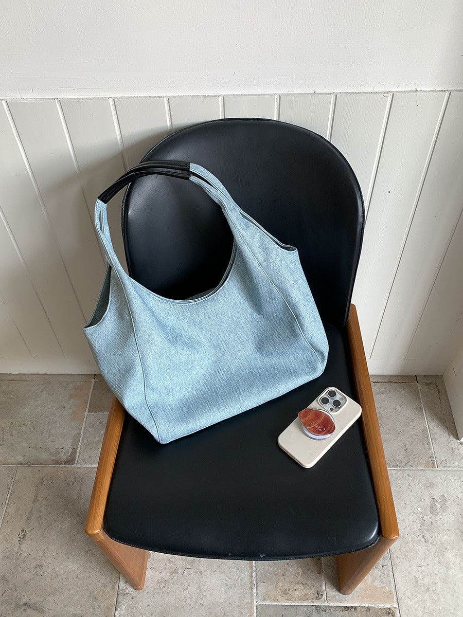 Women's Commuter Fashion Korean Style Idle Large Shoulder Bags
