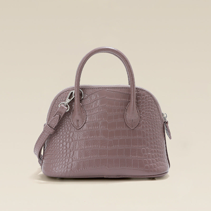 Women's First Layer Cowhide High-grade Crocodile Pattern Shoulder Bags