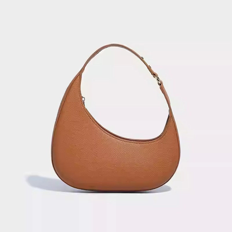 Women's Fashion Minority Design Irregular Crescent-shaped Moon Handbags