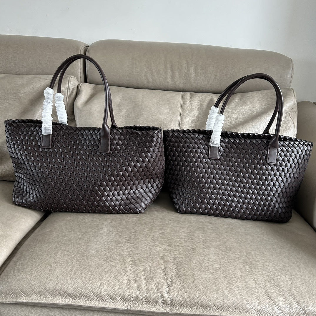 Women's & Men's & Trendy Fashion Shopping Woven Portable Vegetable Shoulder Bags