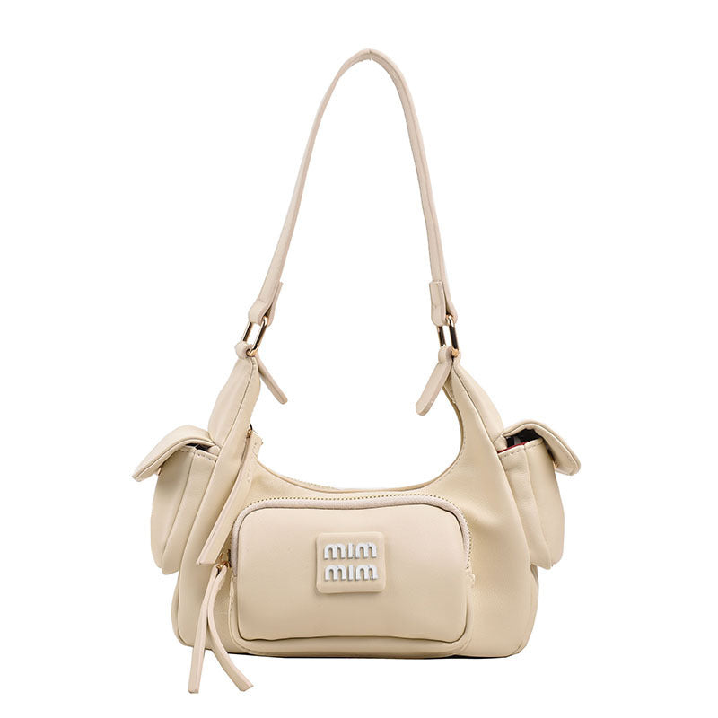 Women's High-grade Large Capacity Motorcycle Underarm Simple Shoulder Bags
