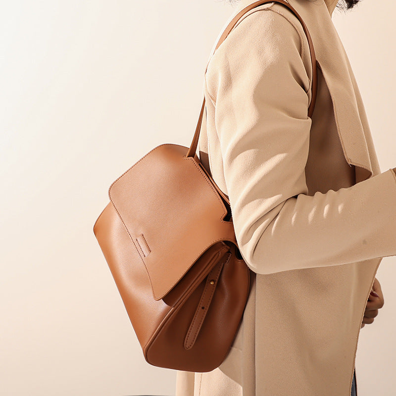 Women's Genuine Leather Soft Large Capacity High-grade Shoulder Bags