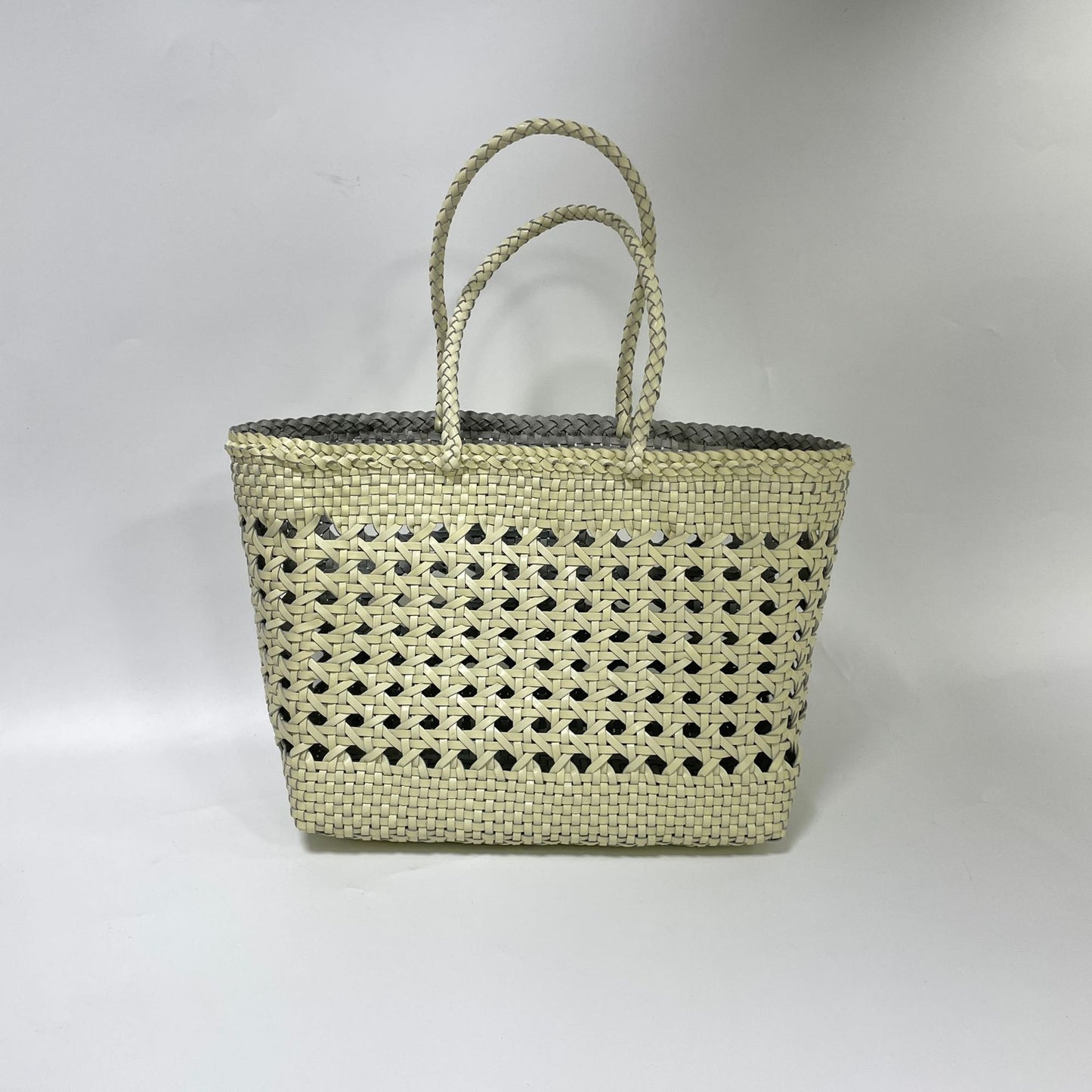 Women's Woven First Layer Cowhide Hollow Vegetable Handbags