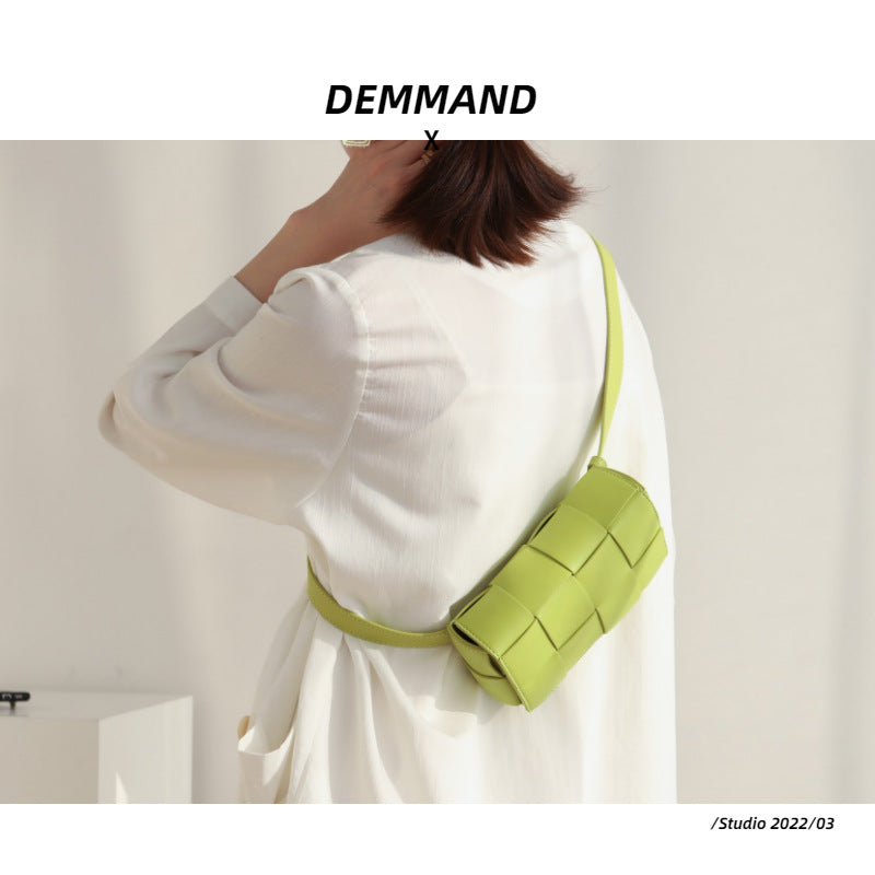Women's Knitted Trendy Fashion Pouches Portable Crossbody Bags