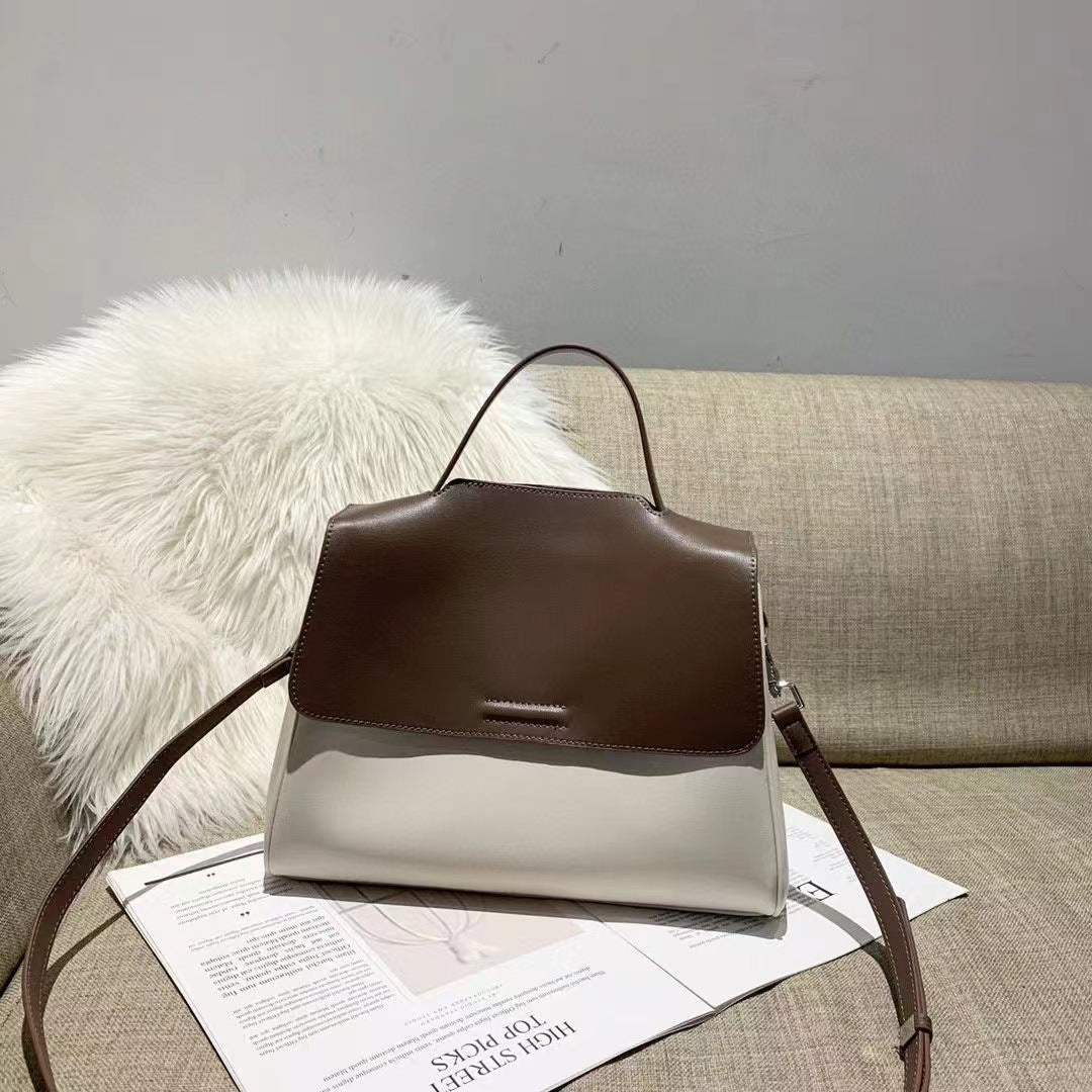 Women's Soft Cowhide Portable Underarm High-grade Leather Handbags