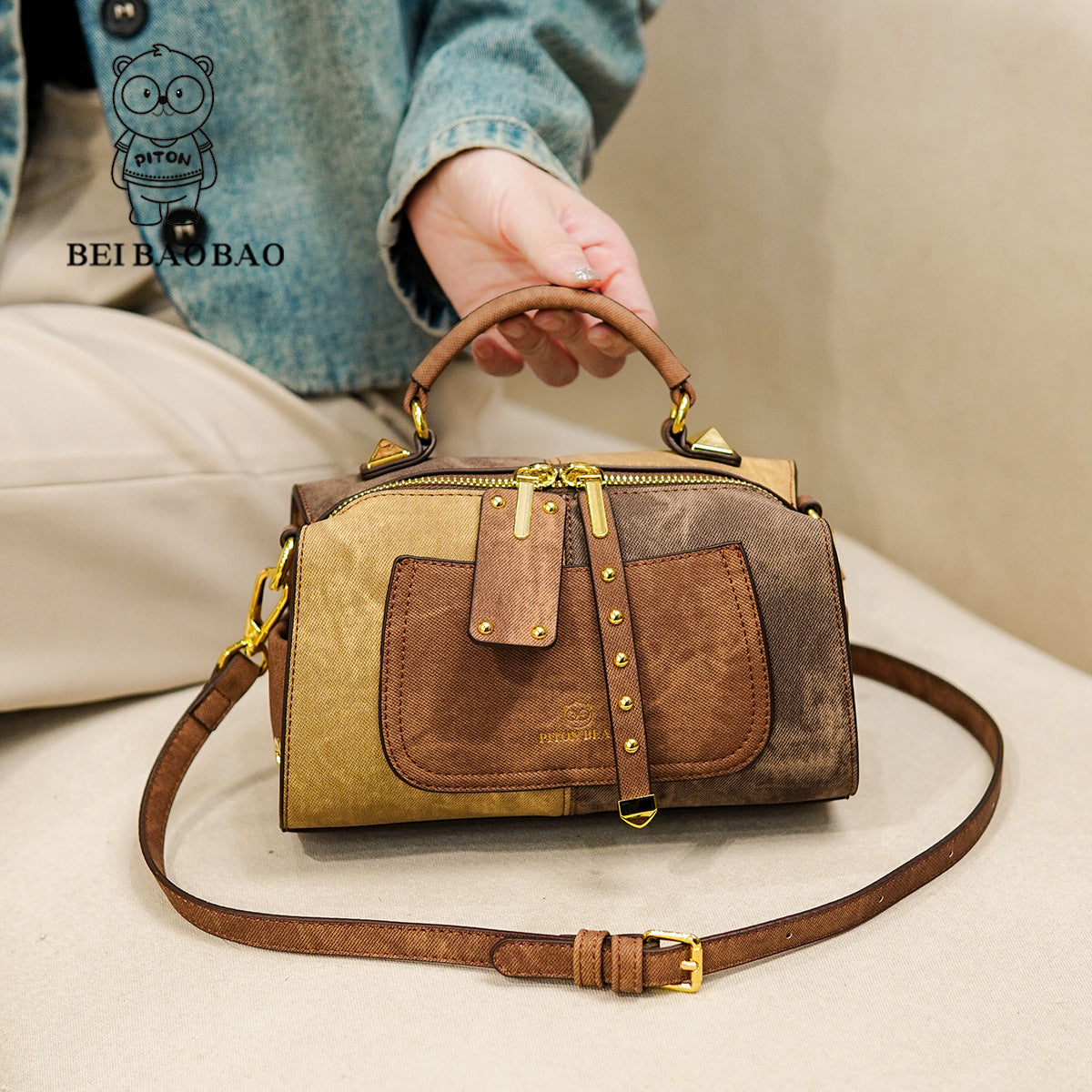 Graceful Women's Charming Source Boston Pillow Crossbody Bags