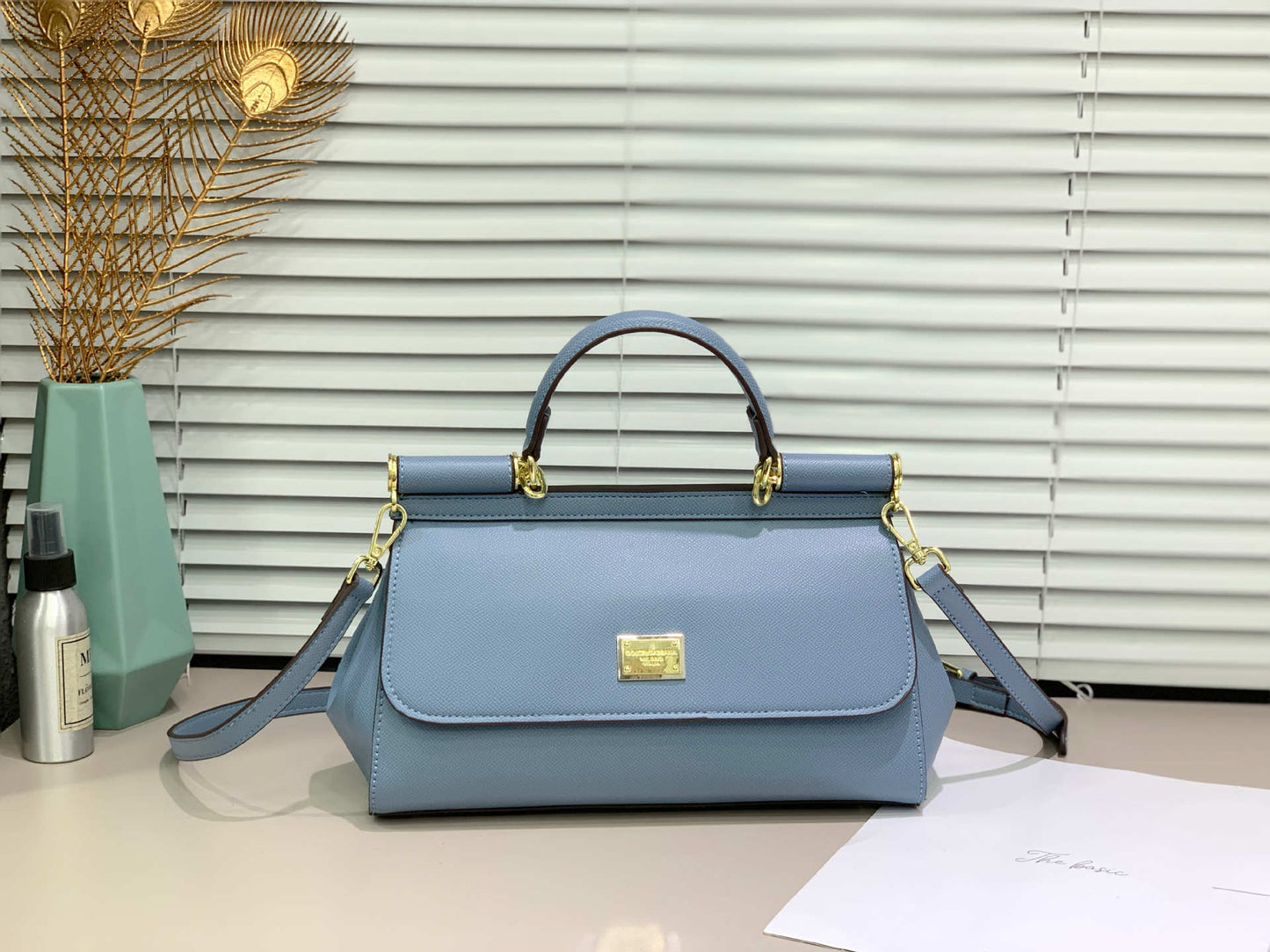 Large Baguette Sicilian Cowhide Flap Cow Handbags