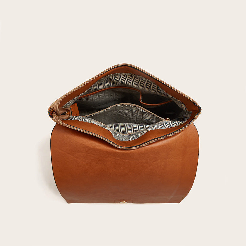 Classic Retro Rose Kraft Paper Exquisite Backpacks