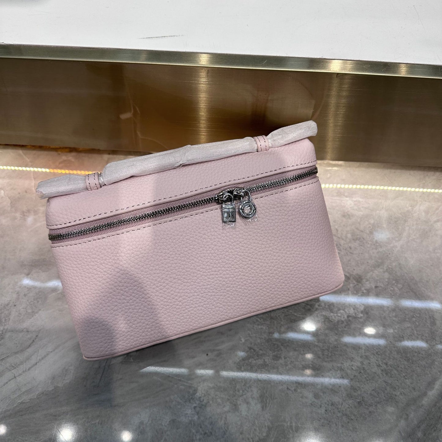 Women's Leather Lunch Box First Layer Cowhide Hand Shoulder Bags