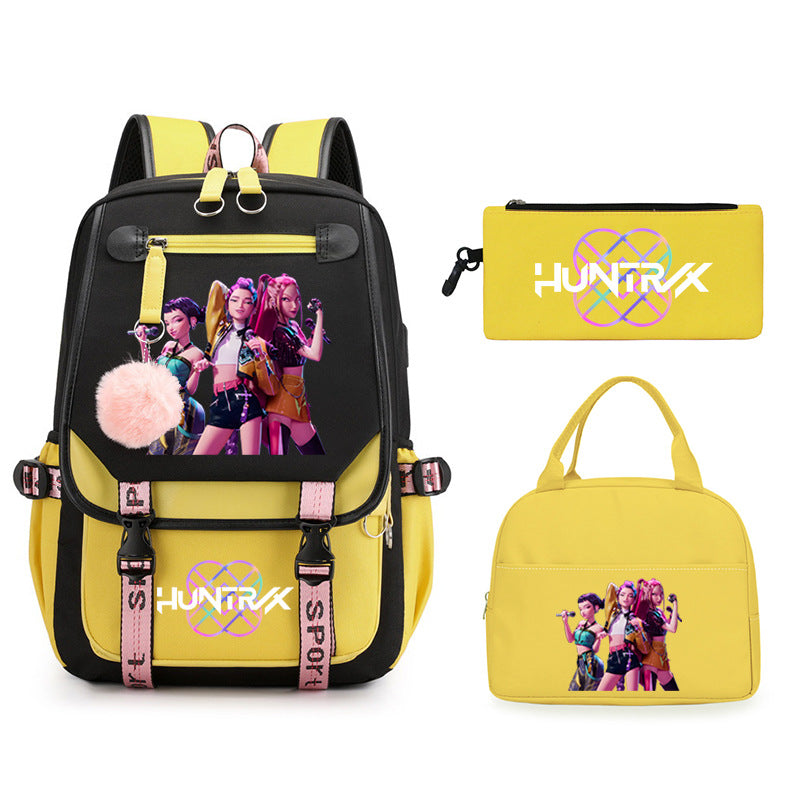 Children's Animation Printing Large Capacity Lightweight Fashion Trend Backpacks