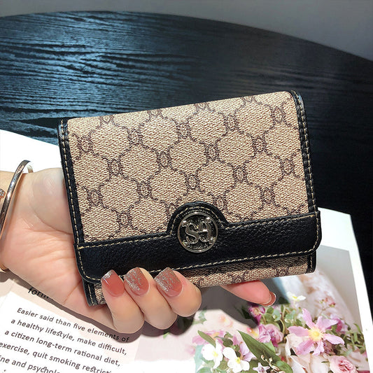 Women's Short Genuine Leather Large Capacity Cowhide Ladies Wallets