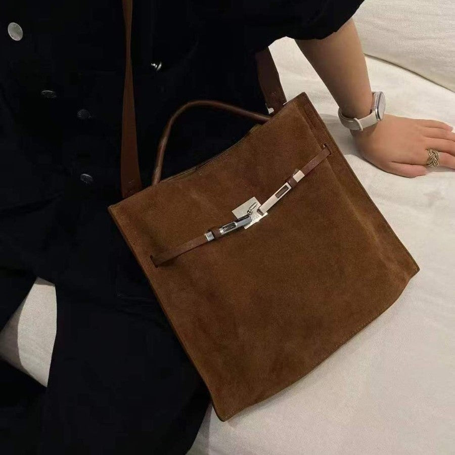 Women's Frosted Leather Versatile Retro Design One Bags