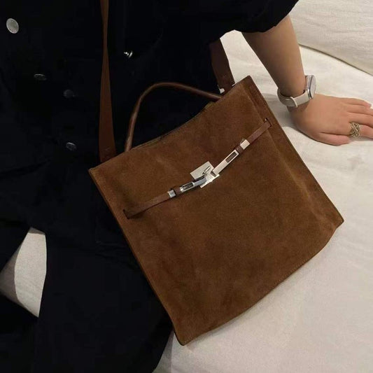 Women's Frosted Leather Versatile Retro Design One Bags