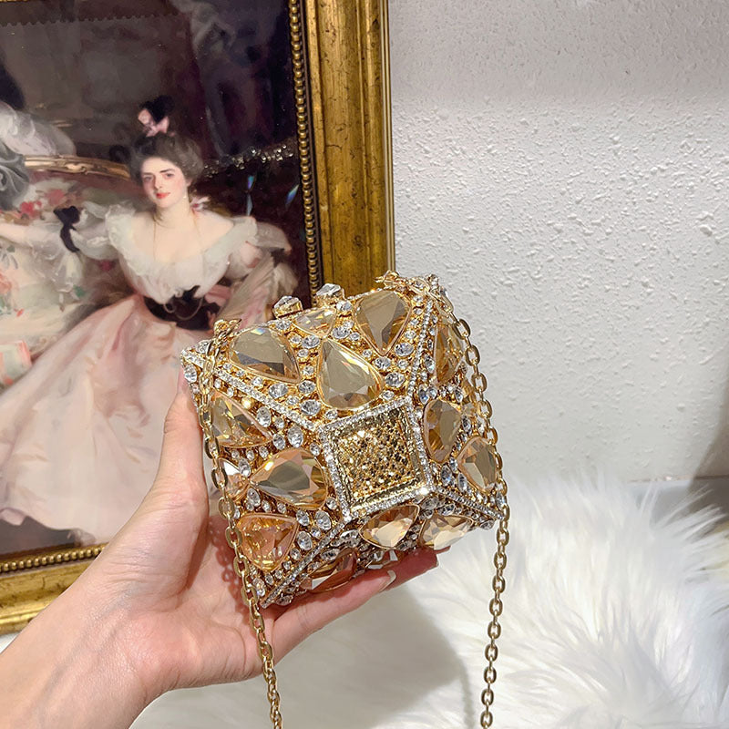 Stylish Diamond Dinner Light Luxury Crystal Bags