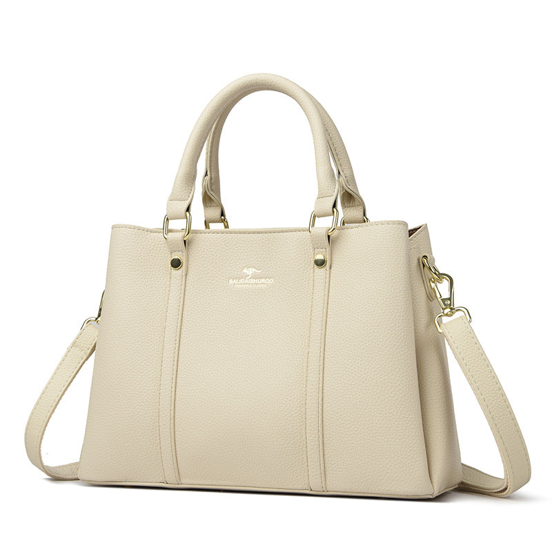 Women's Vintage Large Capacity Versatile Simple Leisure Handbags