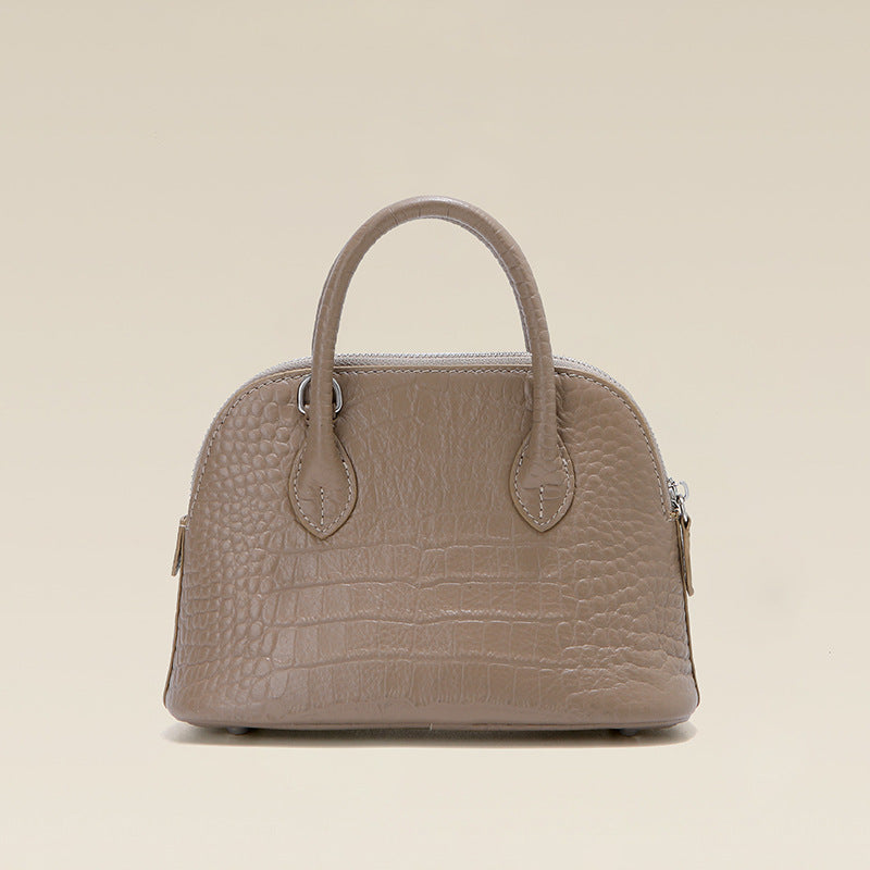 Women's First Layer Cowhide High-grade Crocodile Pattern Shoulder Bags