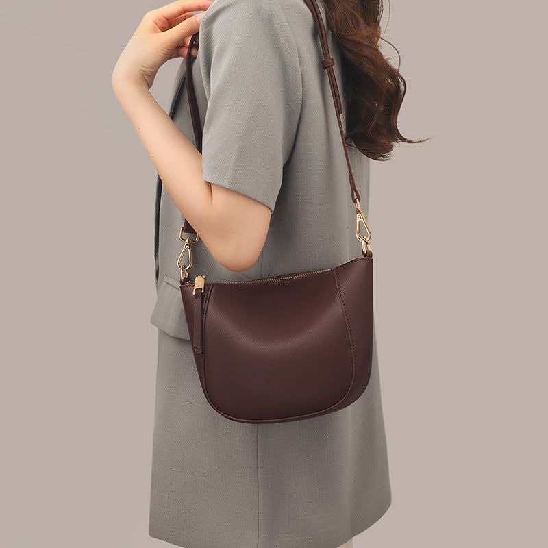 Unique Graceful Women's Fashionable Commuter Leather Crossbody Bags