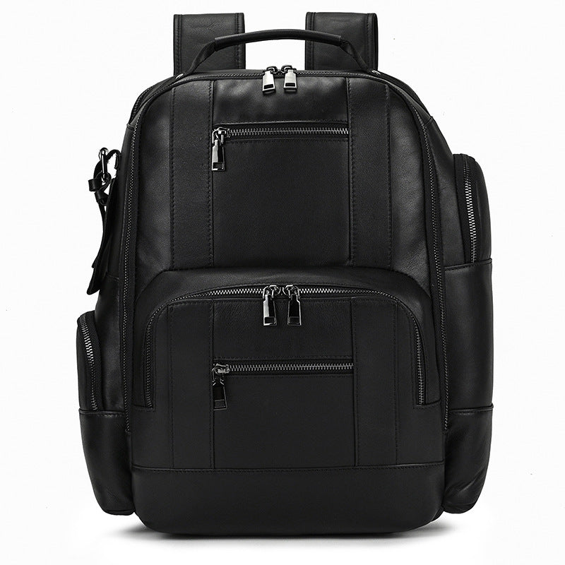 Men's Crazy Horse Leather Large Capacity Retro Backpacks