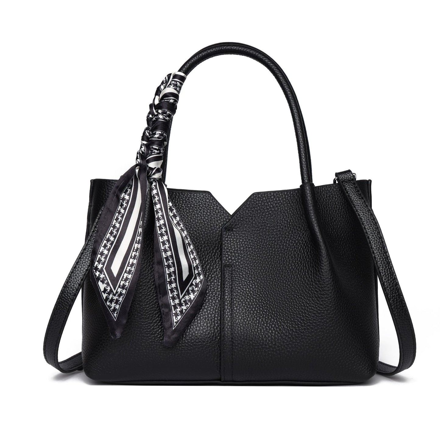 Women's Leather Design Elegant Large Capacity Handbags