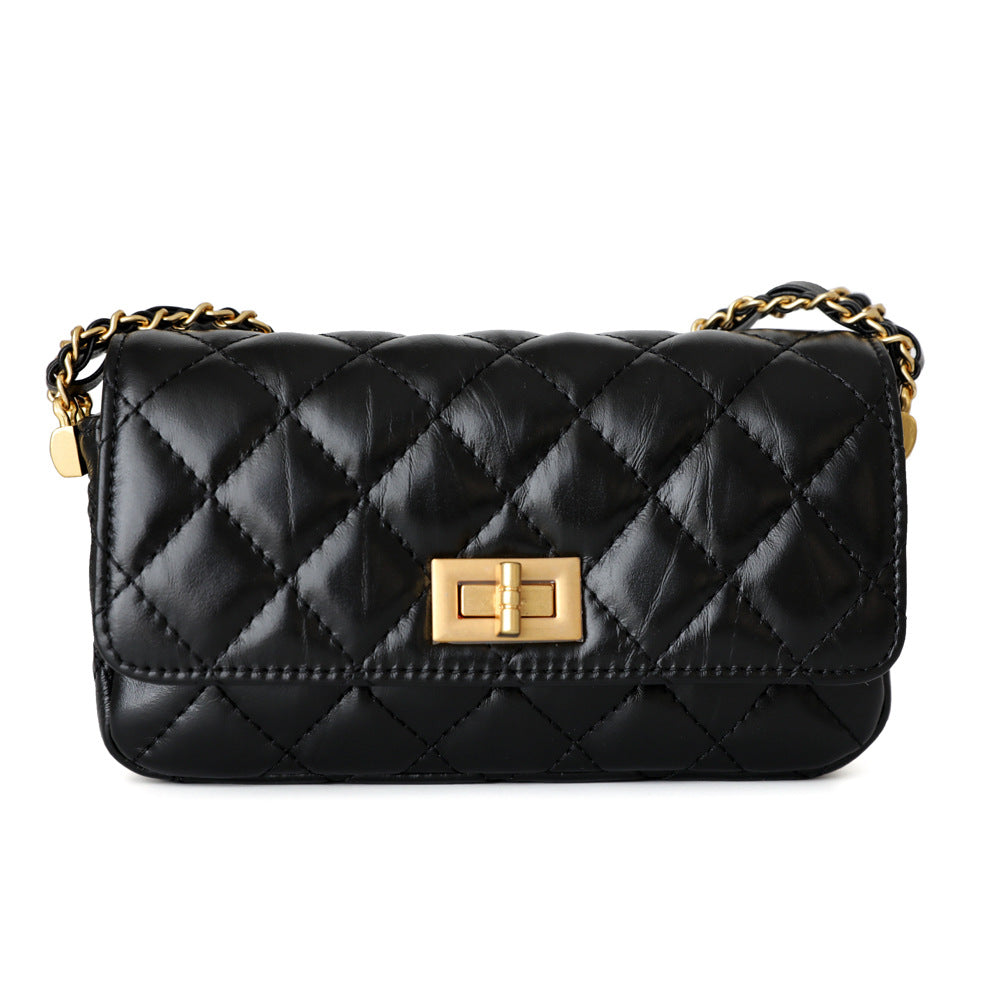 First Layer Cowhide Classic Style Genuine Shoulder Bags