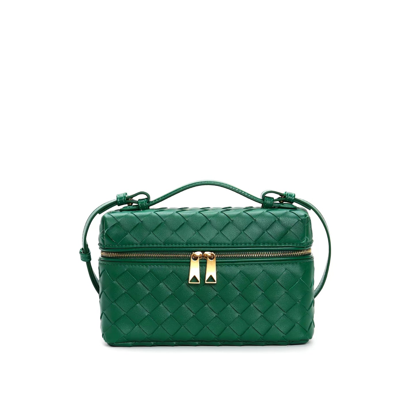 Classic Style Box Female Genuine Leather Portable Crossbody Bags