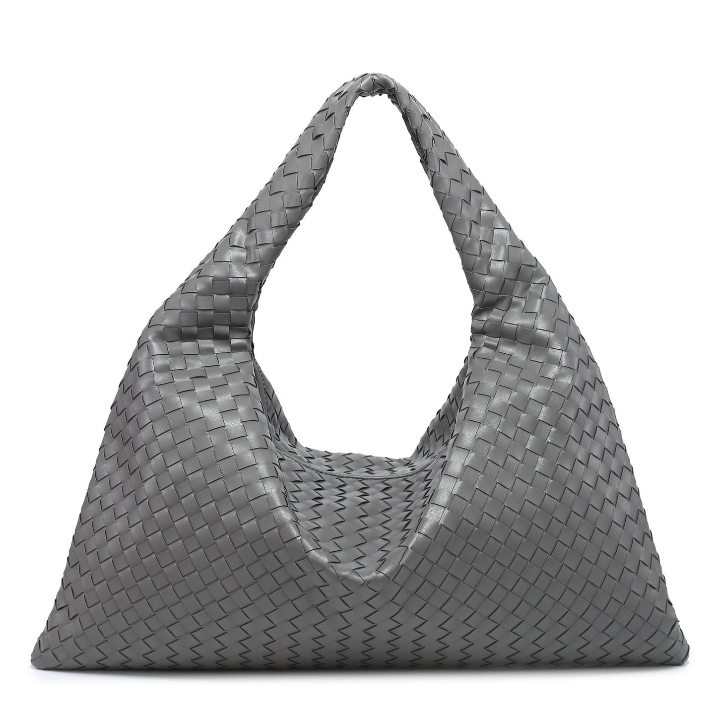 Women's Hand-woven Solid Color Large Capacity Simple Shoulder Bags