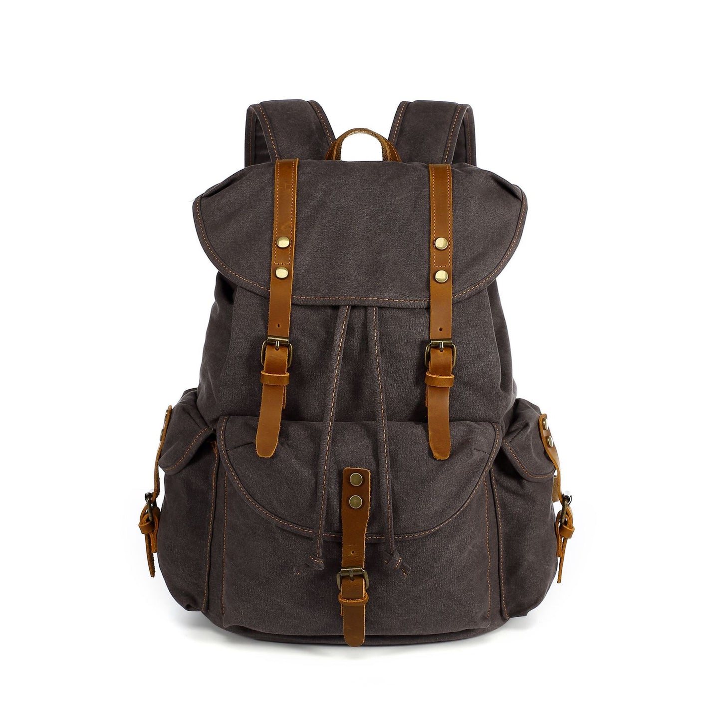 Encrypted Washed Canvas With First Layer Backpacks