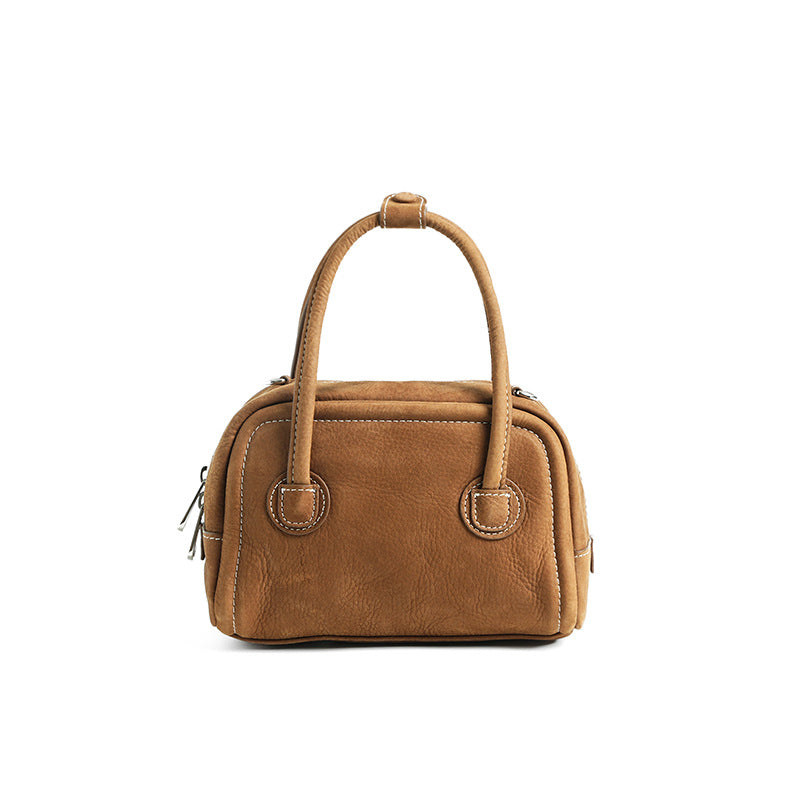 Design Pillow First Layer Cowhide High Handbags