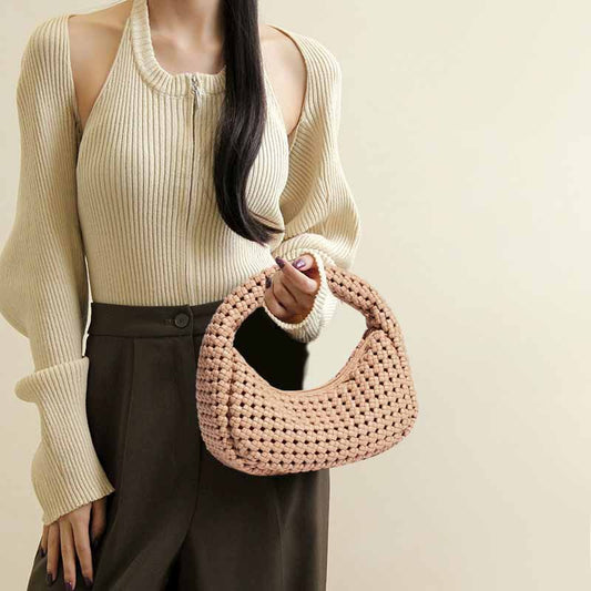 High Sense Hand-woven Fashion Trendy French Design Handbags
