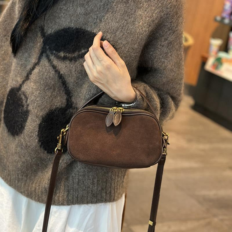 Unique Women's Fashion Frosted Suede Vintage Crossbody Bags