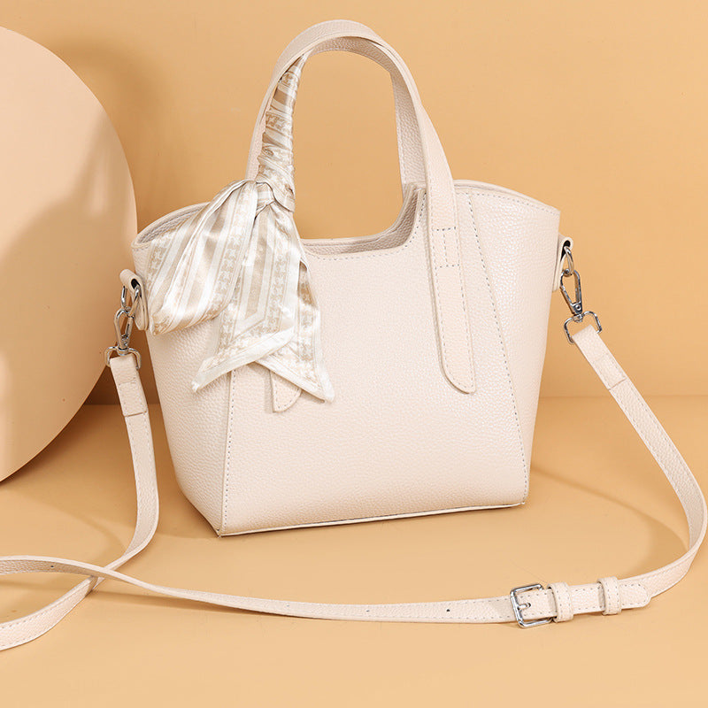 Women's Simple Portable Genuine Leather Light Crossbody Bags