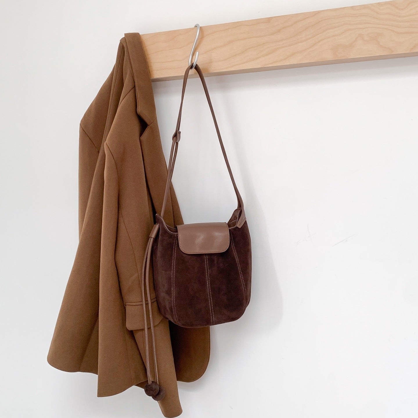 Matte Leather Pumpkin Fashion Soft Idle Crossbody Bags