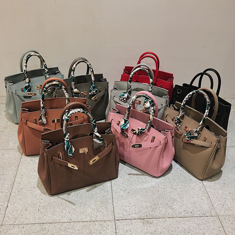Women's High-grade Western Style Textured Korean Fashion Shoulder Bags