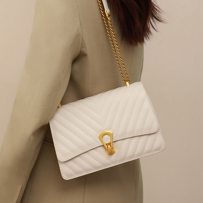 Women's Summer Underarm High-grade Leather Chain Crossbody Bags