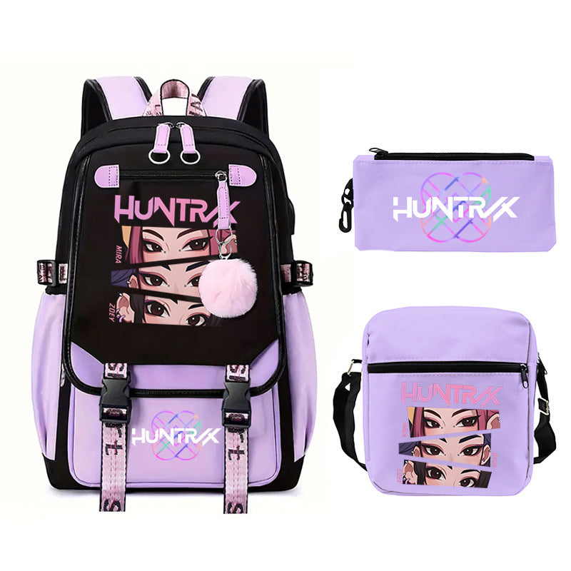 Elegant Children's Merchandise Printed Fashion Pencil Backpacks