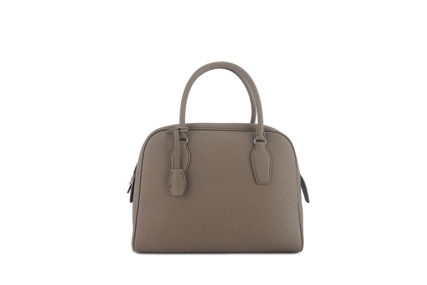 Women's Layer Cowhide Large Capacity Bowling Crossbody Bags