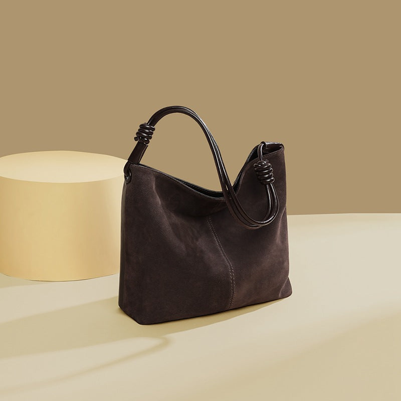 Women's Genuine Leather Large Capacity Underarm Tote Bags