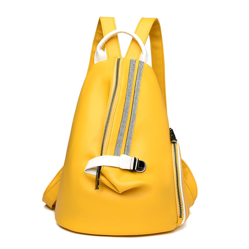 Women's Genuine Leather Korean Style Fashion Cowhide Backpacks