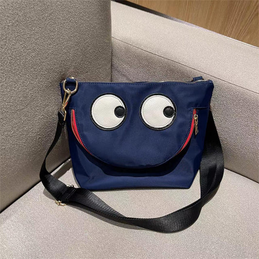 Big Eyes Hand Smiley Face Clutch Crossbody Bags