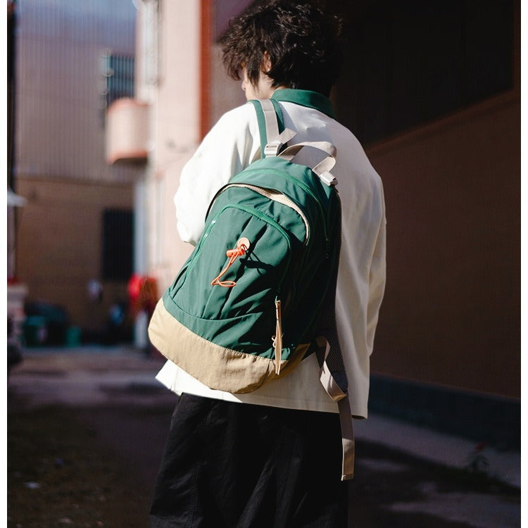 Comfortable Nylon Junior High Tide Computer Backpacks