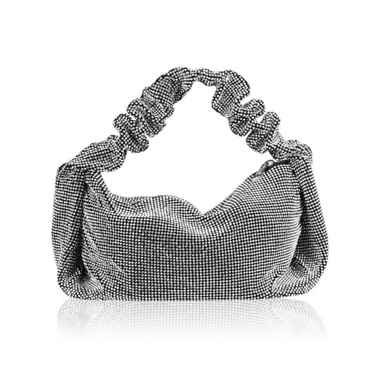 Women's King Rhinestone Portable Underarm Full Diamond Handbags