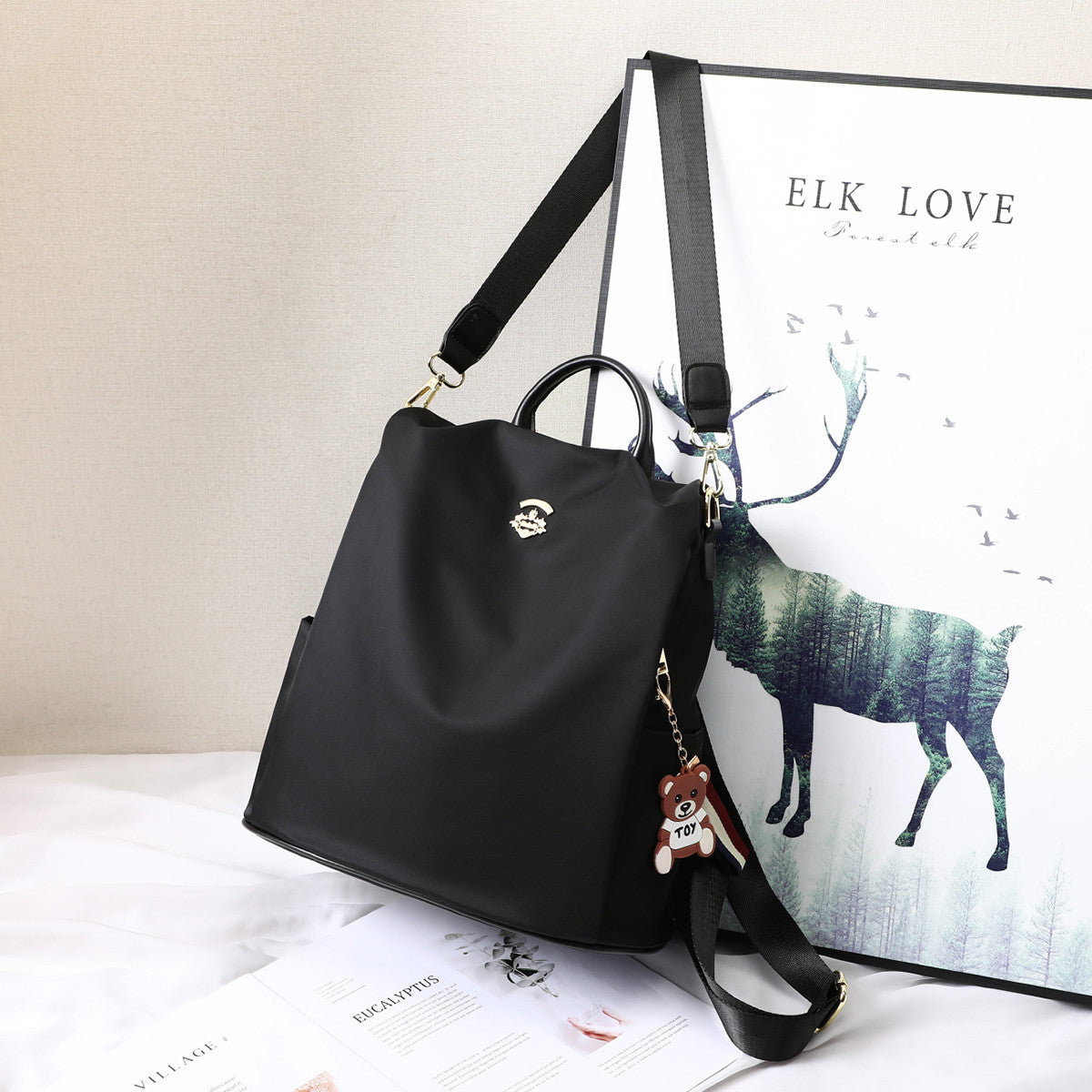 Women's Fashion Oxford Cloth Large Capacity Backpacks