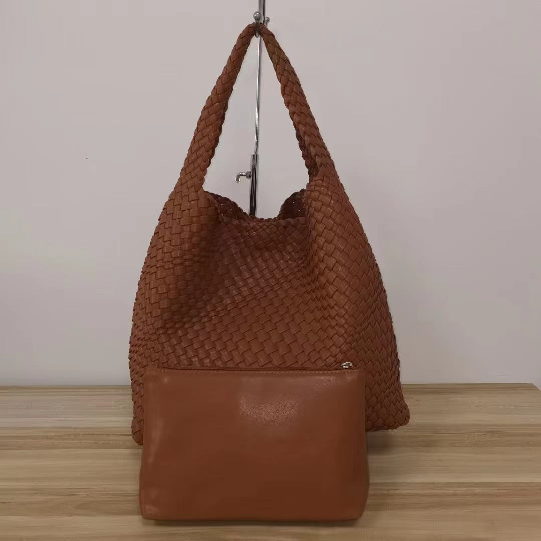 Women's Woven Handmade Beach Monk Large Capacity Bags