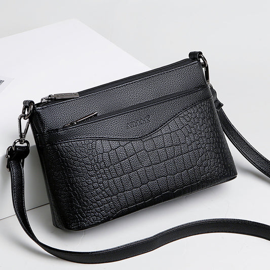 Pouch Female Crocodile Pattern Portable For Crossbody Bags